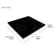 Anafe Eléctrico Vitrocerámico Drean AEDR60CNV 60 cm Negro Outlet