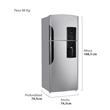 Heladera con freezer Drean RZS510IBARX0 No Frost 539 L Inoxidable Outlet