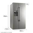 Heladera Side by Side Electrolux 541lts Outlet