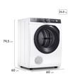 Secarropas Electrolux Experience Autosense 8Kg Blanco Outlet