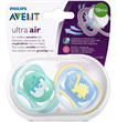 Chupete Ultra Air Philips SCF349/11 Avent 18m+ Sin BPA x 2 Outlet