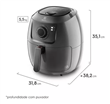 Freidora eléctrica Airfryer Family Eaf50 Electrolux 5 litros Outlet