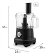 Multiprocesadora Electrolux Fpa25 2 Velocidades Negro Outlet