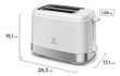 Tostadora Eléctrica Electrolux Inox ETS11 8 Niveles Outlet