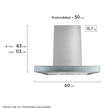 Campana Extractor Electrolux 60ct 60 Cm Acero Inox 370 w Outlet