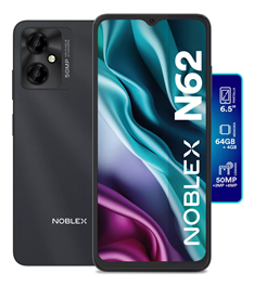 Smartphone Noblex N62 6.5' 4GB+64GB Black Outlet