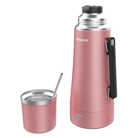 Termo Eléctrico Peabody Rosa Metalico PE-ETA1001G Outlet