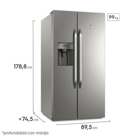 Heladera Side by Side Electrolux 541lts Outlet