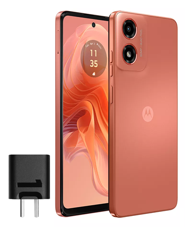 Motorola G04s Sunrise Orange 64gb 4 gb Primera