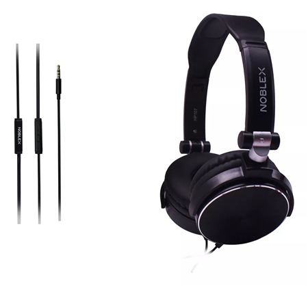 Auricular Noblex HP107BB Con MIC Negro Outlet