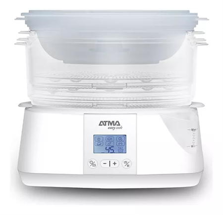 Vaporiera 3 bandejas panel digital VA8121P Outlet