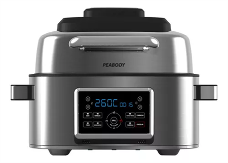  Airfryer Freidora De Aire Con Grill Peabody 6 Lts 1600 Watts Primera